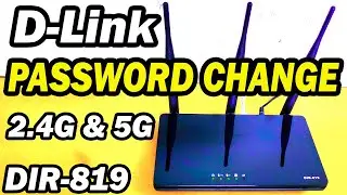 D-Link DIR-819 WiFi Password Change and WiFi Name Change- Step by Step