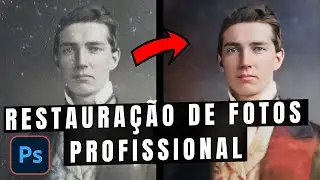 Restauração de fotos profissional | Incrível filtro para restauração de fotos | Filtro neural genial