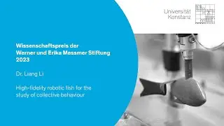 Wissenschaftspreis der Werner und Erika Messmer-Stiftung 2023 - Dr. Liang Li