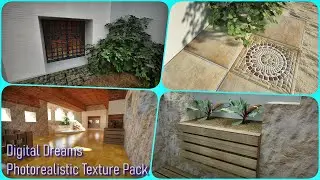 Digital Dreams Photorealistic Texture Pack Release showcase x2048 | Reallife textures | Raytracing