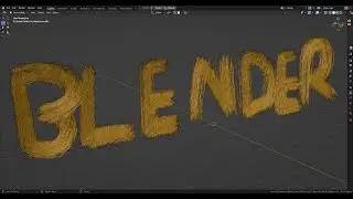 Mesh to 3d hair in one click in Blender