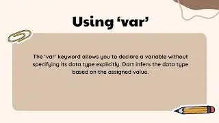 Dart - declare  variable | different data types | dynamic datatype  | Flutter tutorial for beginners