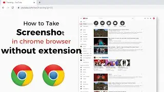 how to take screenshot in chrome browser without extension