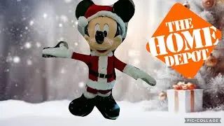 Home Depot Mickey Mouse 2023 animatronic