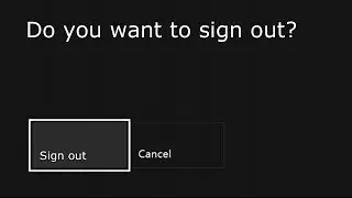 Xbox One Sign Out Trolling