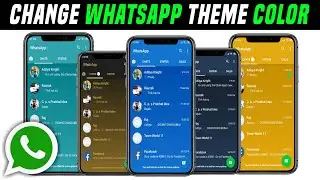 How To Change Official Whatsapp Theme Color - Without GB Whatsapp 2020 | Change Whatsapp Home Screen