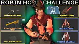 The Robin Hood Challenge🔸1000+ Hours Sniper Main (TF2 Gameplay)