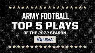 2022 Army Football Top 5 Plays of Year