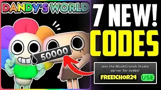 *NEW* ALL WORKING CODES FOR DANDYS WORLD IN JULY 2024 - DANDYS WORLD CODES - ROBLOX CODES