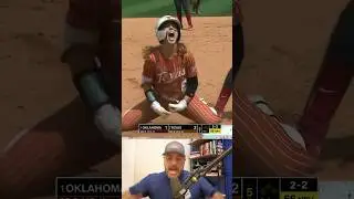 Most intense softball player I’ve seen, a breakdown #sports #softball #athlete #texas #longhorns