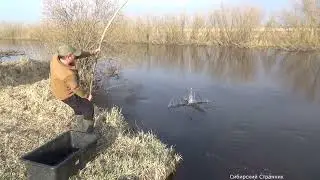 Бездорожье нам не почем. Рыбалка на паук подъёмник.