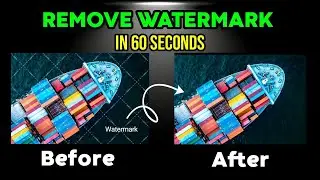 how to Remove Watermark from Photo in Seconds - EASY Tutorial!