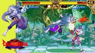 Darkstalkers - The Night Warriors (1994) - Arcade Walktrough - J. Talbain - 4K 60 FPS.