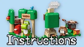 LEGO Super Mario: Yoshi’s Gift House set Instructions! | Set 71406