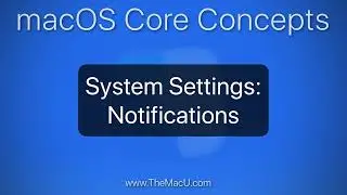 How to manage Notification Settings on a Mac! (Ventura 2022 & Later)