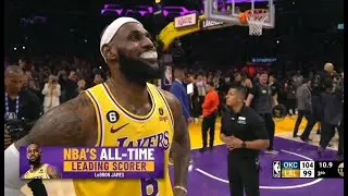 Lebron James is Now The ALL TIME LEADING SCORER IN the NBA!!!