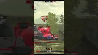 СТАТИСТ тащит 1 vs 4 на СИЛЬНЕЙШЕМ АЛЬФАЧЕ который 100% НУЖНО КАЧАТЬ в #tanksblitz #blitz #shorts
