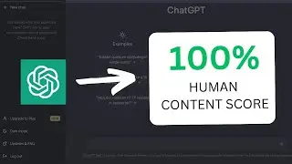 Generate AI Content with 100% Human Content Score | GPT-4