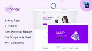 Changy - Dollar Buy Sell Website PSD Template | Themeforest Website Templates and Themes