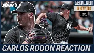 Evaluating Carlos Rodons dominant no-hit outing for the Yankees Monday | Baseball Night in NY | SNY