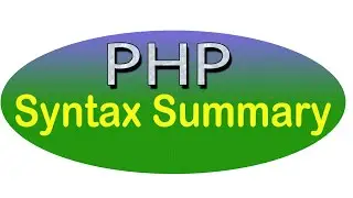 #PHP Syntax