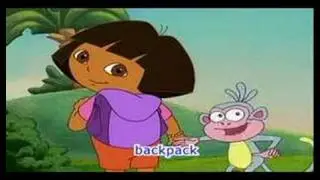 Dora the Explorer speaks Chinese!  Beibao, beibao...