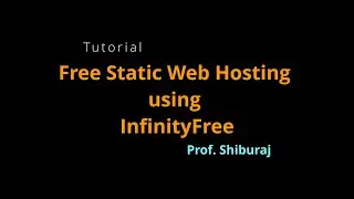 Free Unlimited Web Hosting Tutorial using InfinityFree