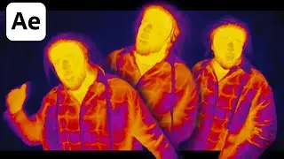 EASY! Thermal Gradient Heatmap Effect | After Effects 2 Minute! Tutorial | New Music Video Effects