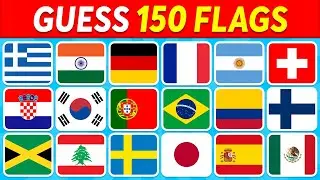 🚩 Guess the Country by the Flag Quiz 🌎 | Can You Guess the 150 Flags?