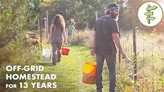 Self-Reliant Family Living Off-Grid on a Thriving Homestead for 13 Years