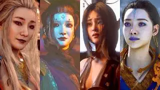 Black Myth Wukong All Female Characters Cutscenes