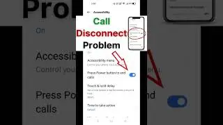 How to disable power button to end calls | Power button click call cut problem | Call disconnect