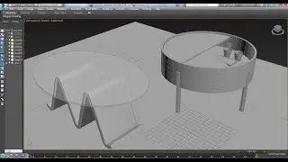 3dsmaxTutorials, Tutorial on 3D Modeling a Stylish Coffee Table in 3dsmax  ( Part 1)