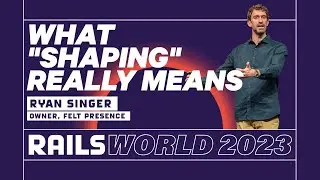 Ryan Singer - Applying Shape Up in the Real World - Rails World 2023