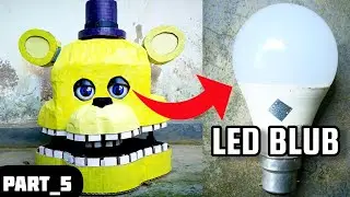 How To Make Fredbear Eyes With LED Blub [ FNAF COSPLAY ] PART_5