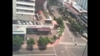video sekitar lokasi bom dan baku tembak sarinah