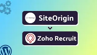 Integrating SiteOrigin with Zoho Recruit | Step-by-Step Tutorial | Bit Integrations