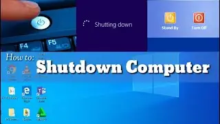 How to Shutdown Computer