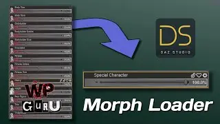 How to combine Genesis Morphs into a single slider with DAZ Studio (Morph Loader Version)