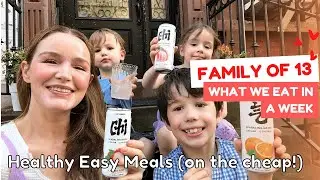 Family of 13 NYC ❤️ What we eat in a week! + Naomi goes candle shopping 🔥