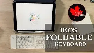 Ultra Slim Mini BT Folding Keyboard by IKOS | Perfect for Your iPad