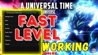 A Universal Time Auto Farm Level Script GUI | Farm Boss, Thugs And Items