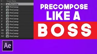 How to Precompose using True comp Duplicator in after effects | Download link in the description