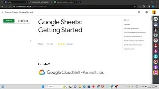 [New] Google Sheets Getting Started || Arcade 2024 Level 1 Solution || Qwiklabs Arcade Solution