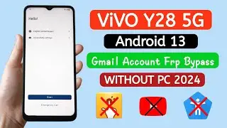 Vivo Y28 5G (V2315) Frp Bypass Android 13 WITHOUT PC.