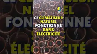 Ce climatiseur naturel fonctionne sans électricité ! 😲 #shorts