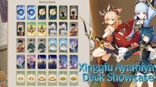 [Genshin TCG] Xingqiu Ayamiya deck showcase in nutshell