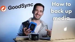 How to backup media (photo / video) - Goodsync Tutorial