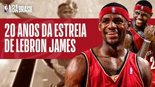 20 ANOS da ESTREIA de LeBron James na NBA - Melhores Momentos