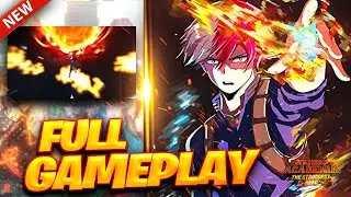 WHM SHOTO TODOROKI FULL GAMEPLAY! HE IS BROKEN 100% (My Hero Academia: The Strongest Hero)